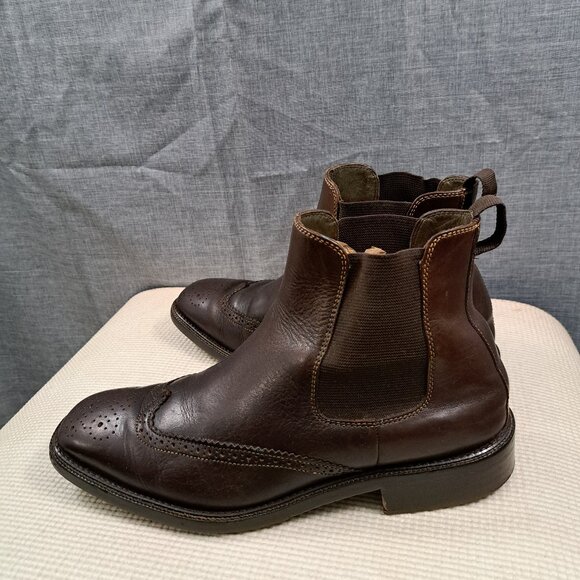 Cole Haan Men Leather Chukka Boots Brown Size 9.5 Brazil - Picture 1 of 12